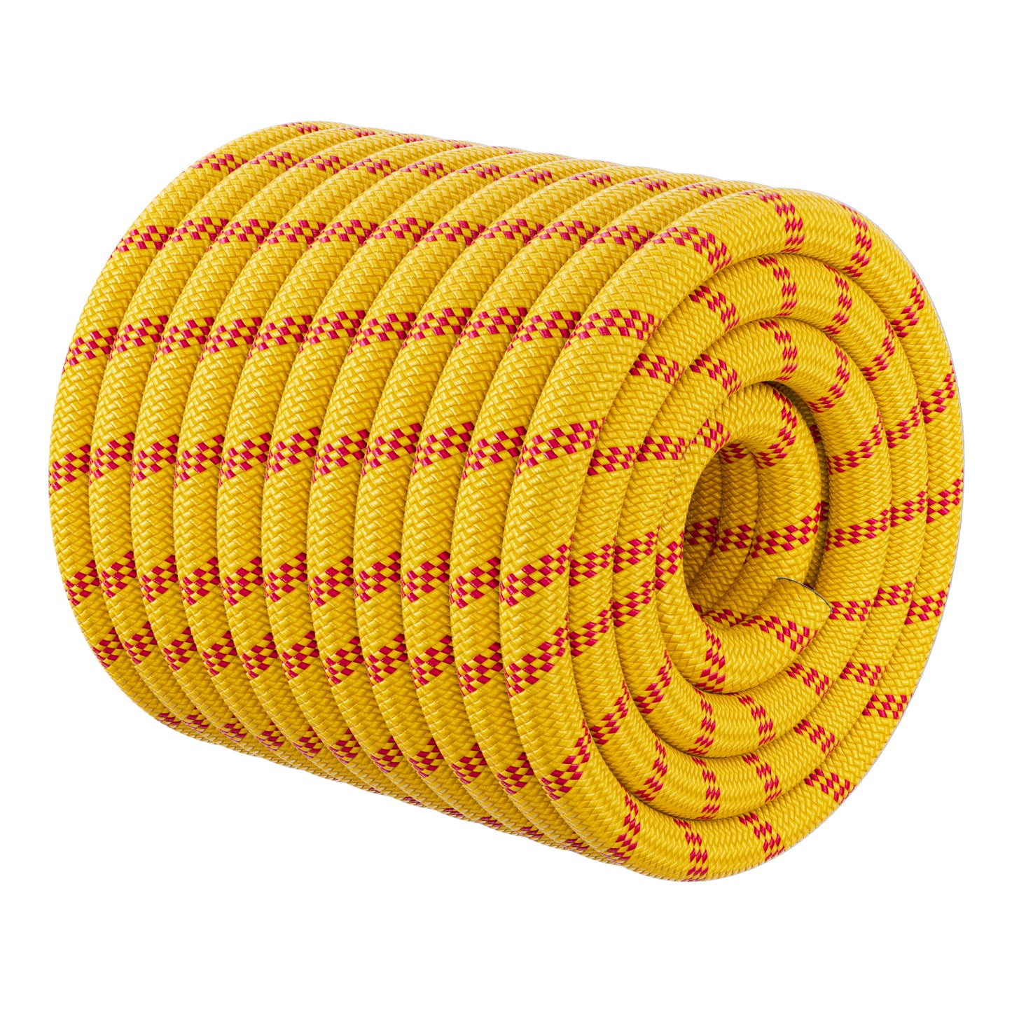 Double Braided Arborist Rigging Rope - 3/8 in X 100 ft 48 Strands Outdoor Pulling Heavy Duty Polyester Bull Rope for Swing Tree Work Camping Rescue Hiking - Orange