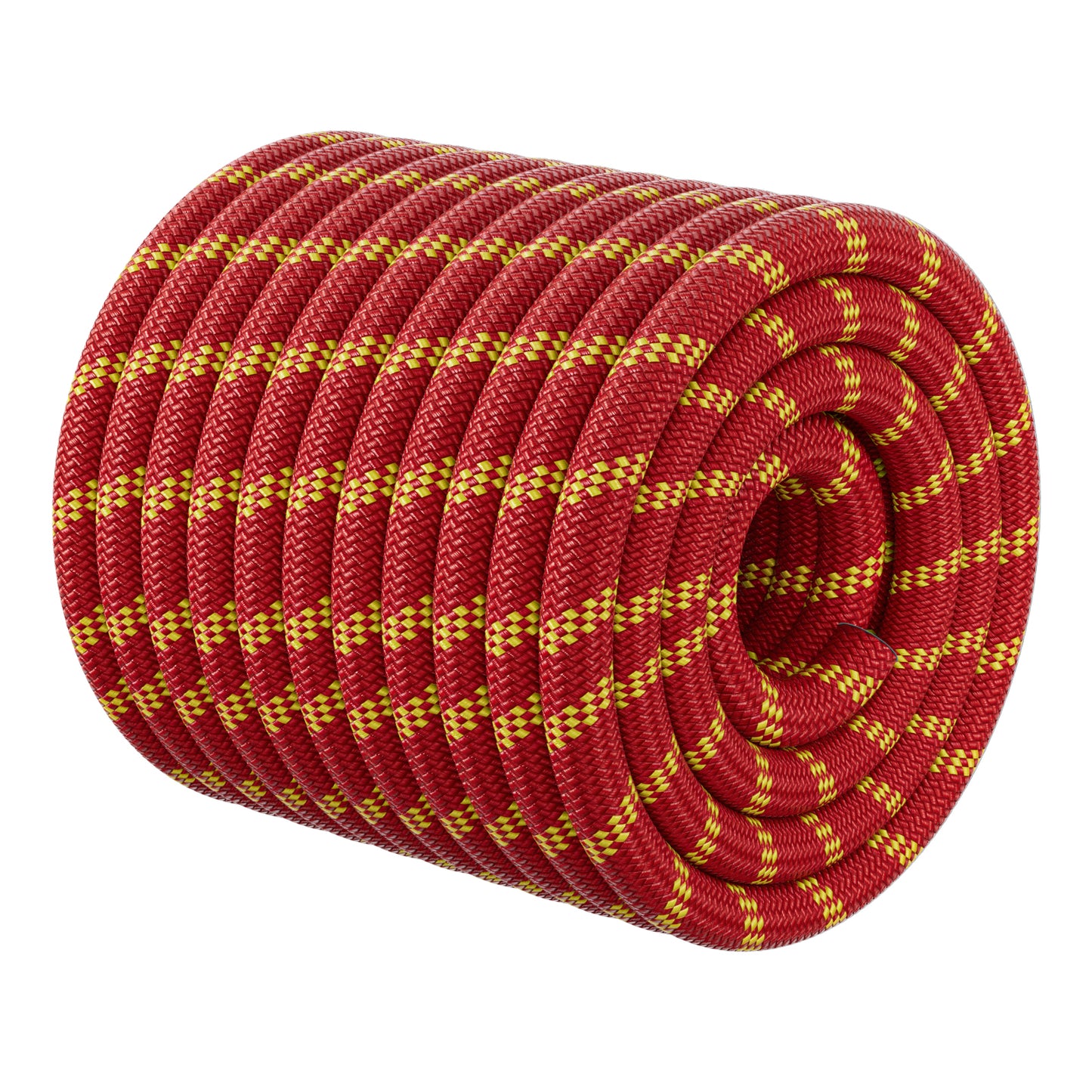Double Braided Arborist Rigging Rope - 3/8 in X 100 ft 48 Strands Outdoor Pulling Heavy Duty Polyester Bull Rope for Swing Tree Work Camping Rescue Hiking - Orange