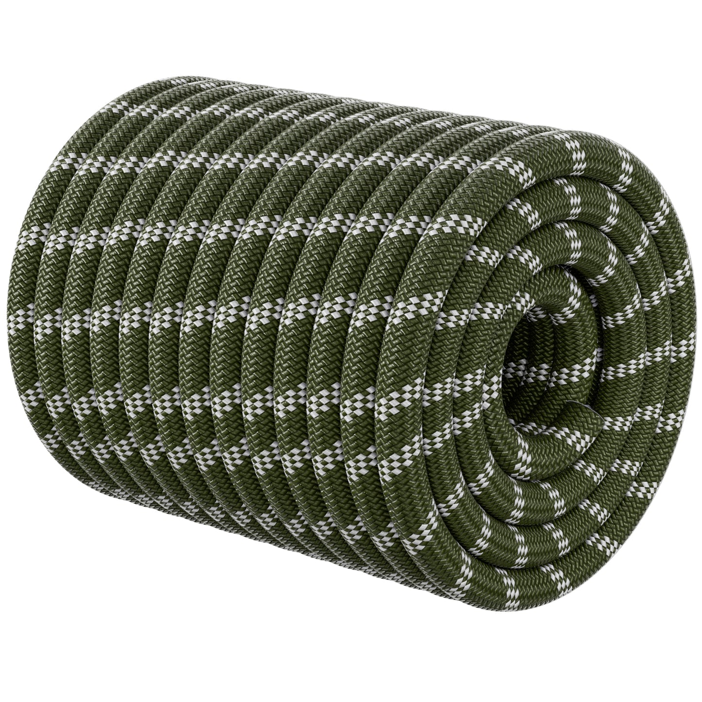 Double Braided Arborist Rigging Rope - 3/8 in X 100 ft 48 Strands Outdoor Pulling Heavy Duty Polyester Bull Rope for Swing Tree Work Camping Rescue Hiking - Orange