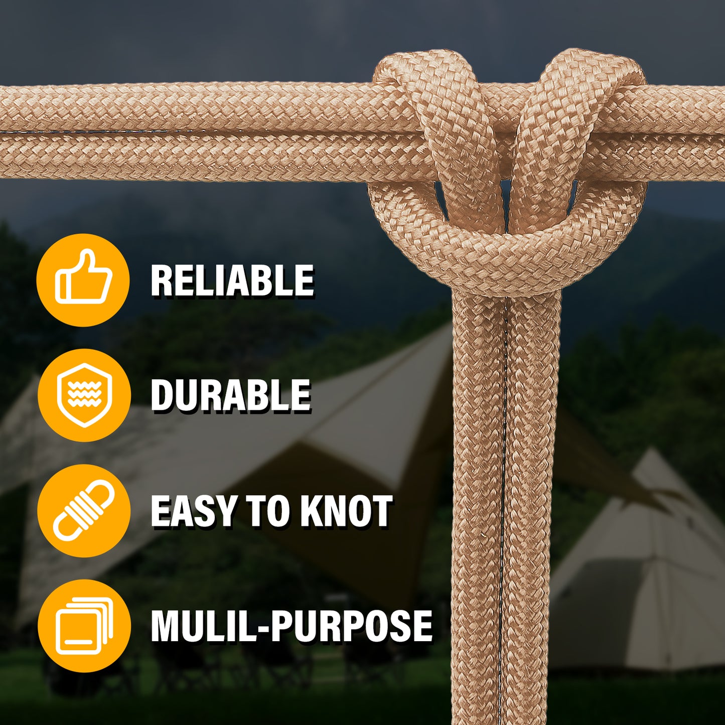 Paracord Rope 550 lb - 4MM 100ft / 200ft / 500ft / 1000ft Heavy-Duty Parachute Spool para Cord Lanyard - Outdoor Gear for Tent, Camping, Clothesline, Hiking, Fishing, Survival Bracelet