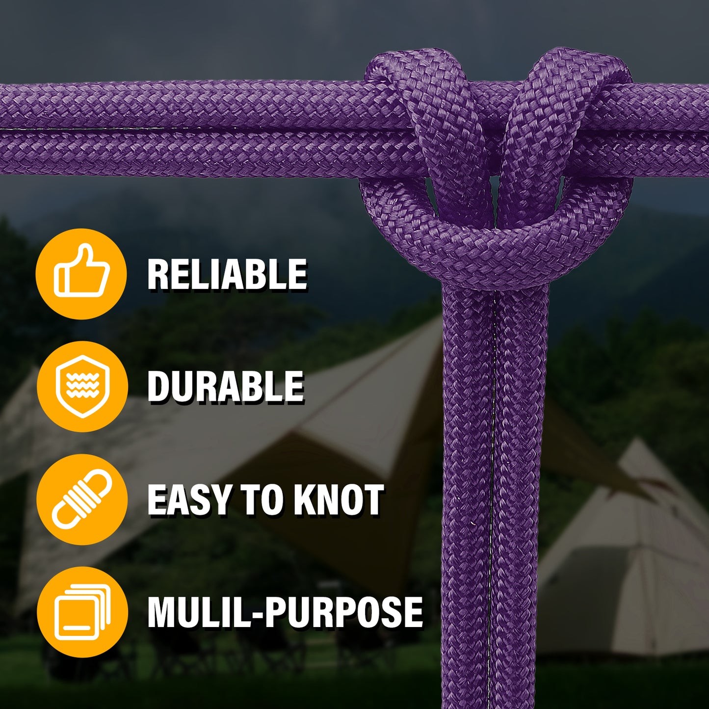Paracord Rope 550 lb - 4MM 100ft / 200ft / 500ft / 1000ft Heavy-Duty Parachute Spool para Cord Lanyard - Outdoor Gear for Tent, Camping, Clothesline, Hiking, Fishing, Survival Bracelet