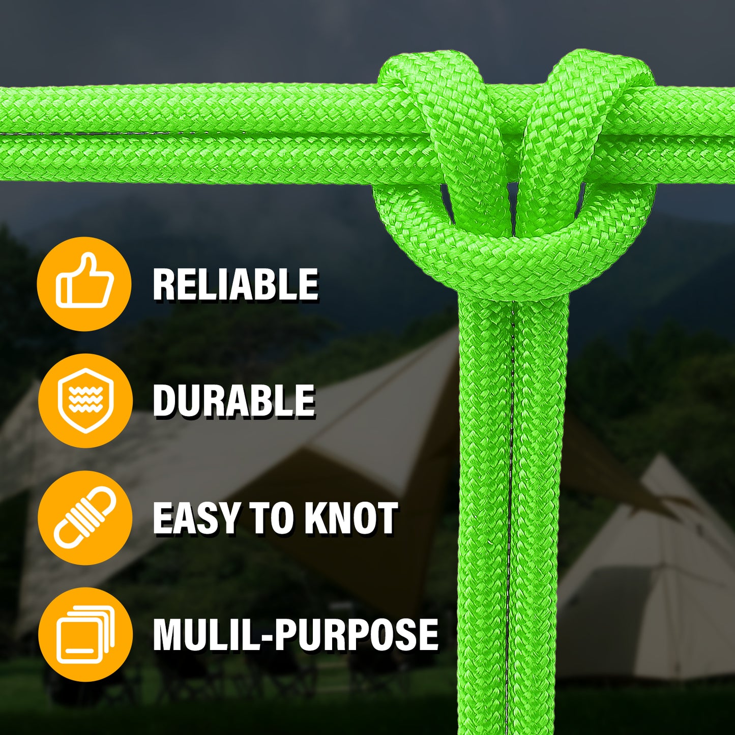 Paracord Rope 550 lb - 4MM 100ft / 200ft / 500ft / 1000ft Heavy-Duty Parachute Spool para Cord Lanyard - Outdoor Gear for Tent, Camping, Clothesline, Hiking, Fishing, Survival Bracelet