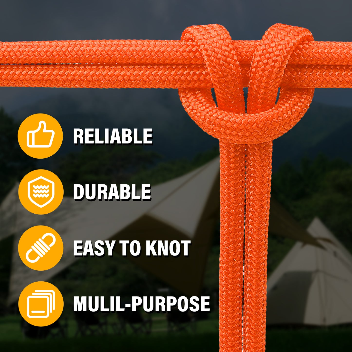 Paracord Rope 550 lb - 4MM 100ft / 200ft / 500ft / 1000ft Heavy-Duty Parachute Spool para Cord Lanyard - Outdoor Gear for Tent, Camping, Clothesline, Hiking, Fishing, Survival Bracelet