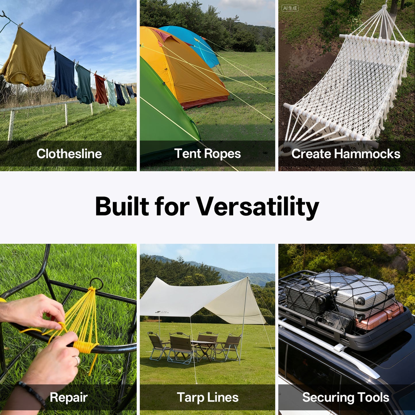 1200 Paracord Rope - 4.4mm 14 Strand Nylon Parachute Spool para Cord Lanyard for Outdoor Camping Survival Utility Tent Crafting DIY Projects Fishing Clothsline Bracelet - ArmyGreen